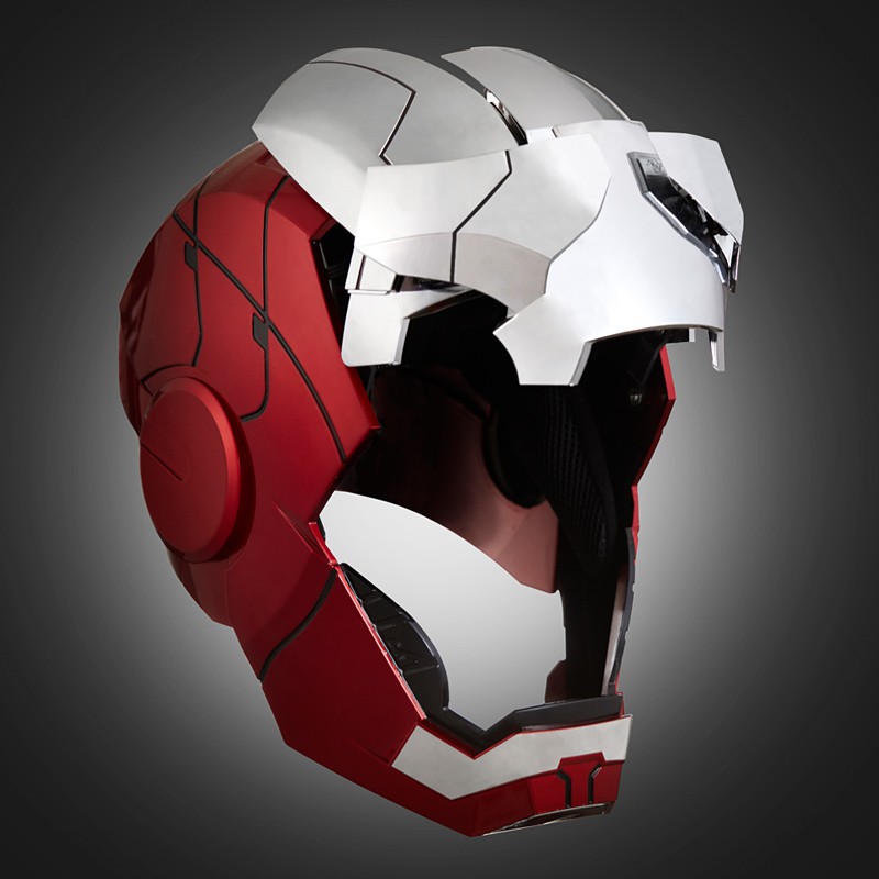 IronMan Iron Man Mark MK 5 Helmet Hadiah Ulang Tahun