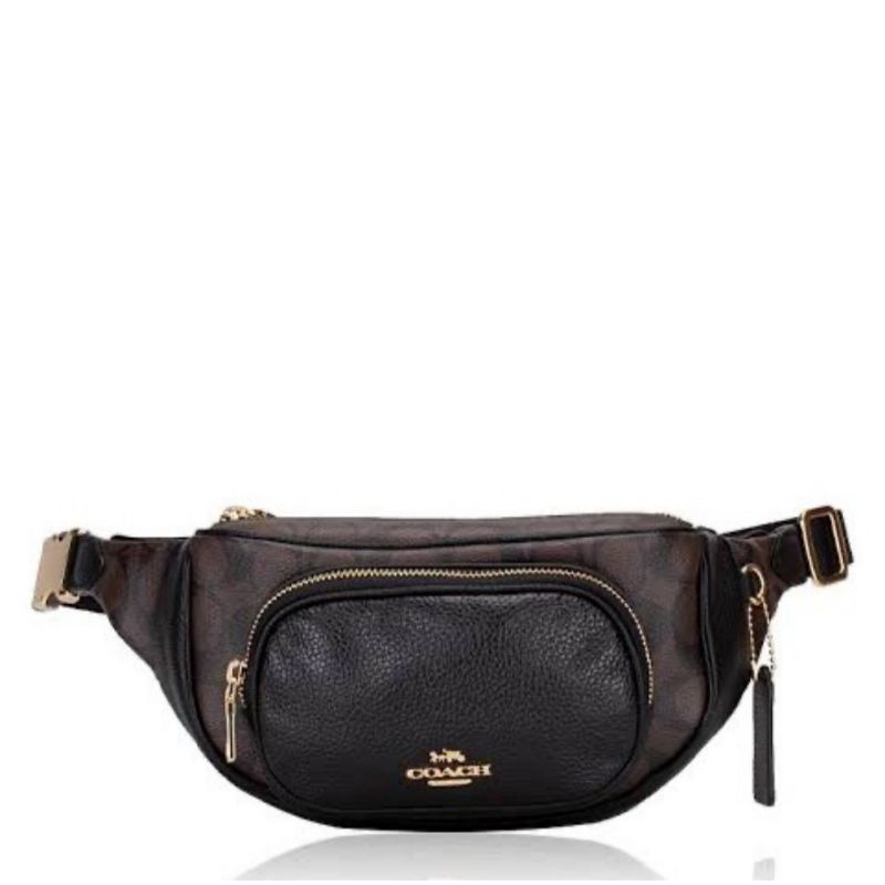 Coach Court Belt Bag In Signature Canvas(6548)