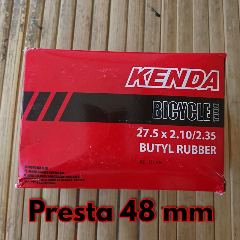 Ban Dalam Sepeda Kenda 27.5 x 2.10/2.35 FV48 MTB Presta