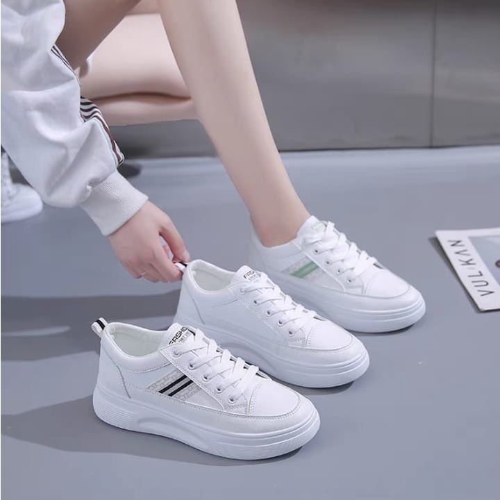 Favorite &quot;FREE BOX&quot; Sepatu Sneakers casual wanita REINA Sepatu Fashion Wanita Sepatu Wanita Korea 9068