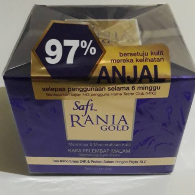 Safi Rania Gold KRIM PELEMBAB MALAM