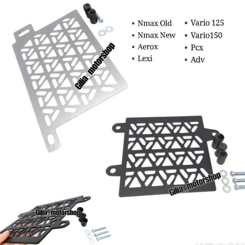 Cover Radiator Tutup Radiator Model Akai Nmax Old Nmax New Aerox lexi Vario 125 Vario 150 PCX Adv Pelindung Radiator