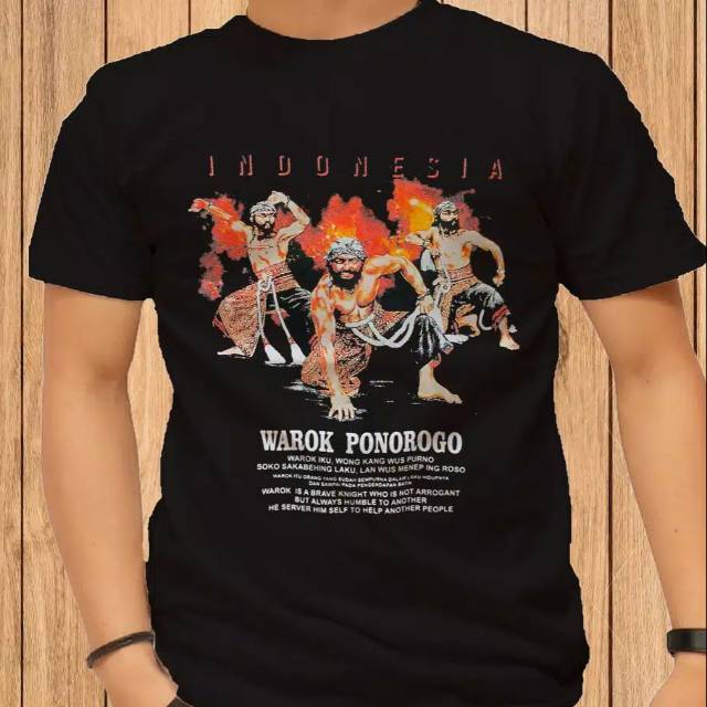 Kaos warok/ kaos reog / kaos barong / barongan / reog / pecut / cambuk / kuda lumping / kaos / devil