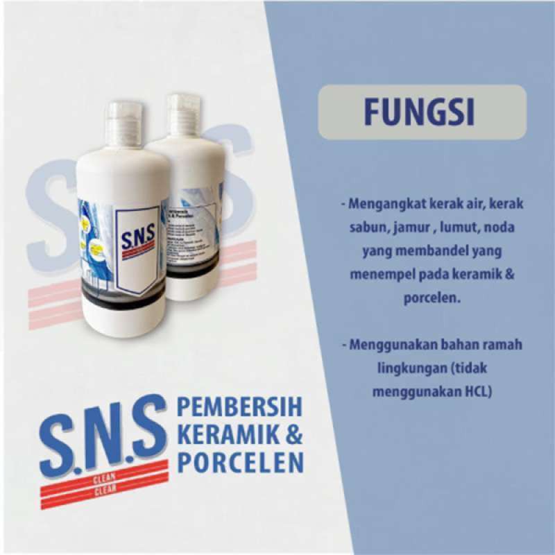 SNS Pembersih Keramik &amp; Porcelen