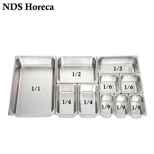 St. Steel Gastronorm Pan 1/9 x 150 / GN Pan / Food Pan