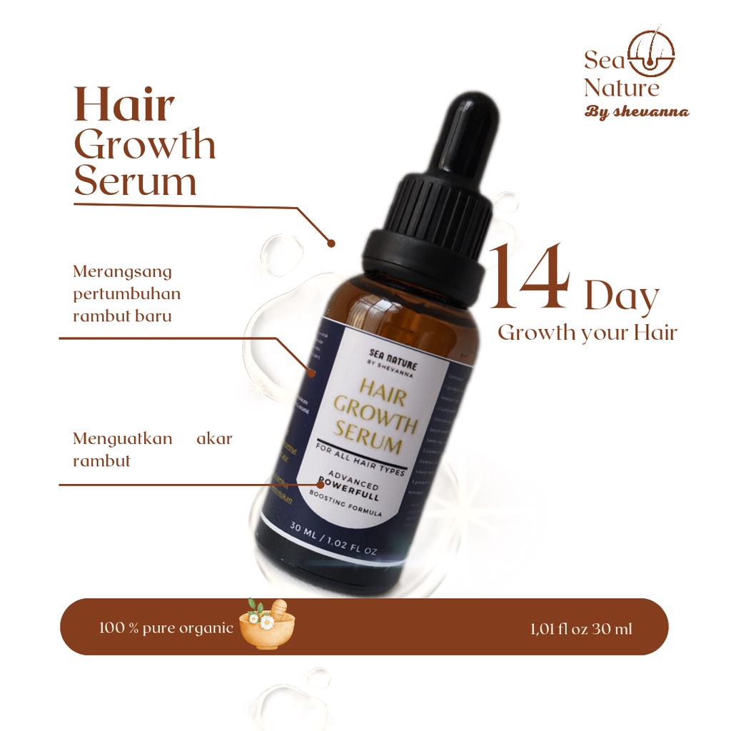 HAIR GROWTH SERUM OBAT PENUMBUH RAMBUT ALAMI