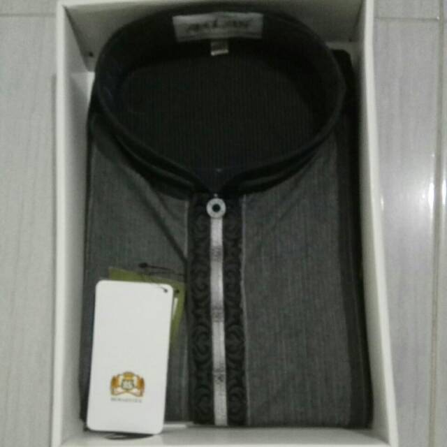 BAJU KOKO ATLAS UNIVERSAL HITAM ABU UK M