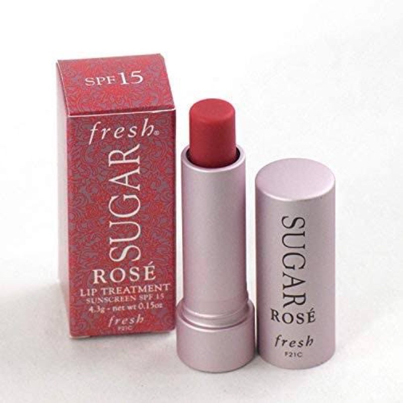 Fresh Sugar Tinted Lip Treatment SPF 15 real size 4.3gr sunscreen bibir