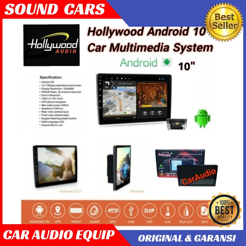 Head Unit Android 10 inch Ram 2 Gb Double din Android 10 inch Ram 2 Gb Best Quality Garansi