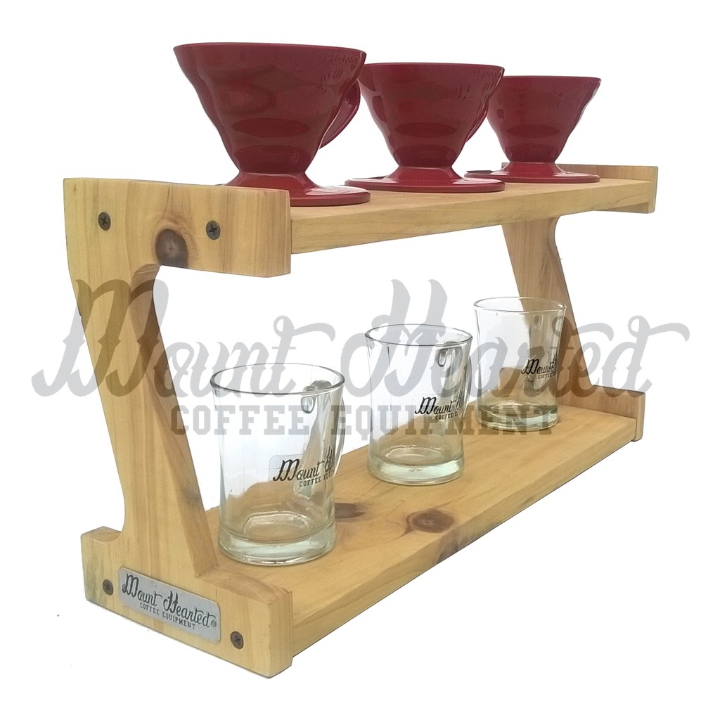 Pour Over Stand / Drip Station For V60, Kalita, & Kono - Loophy Triple