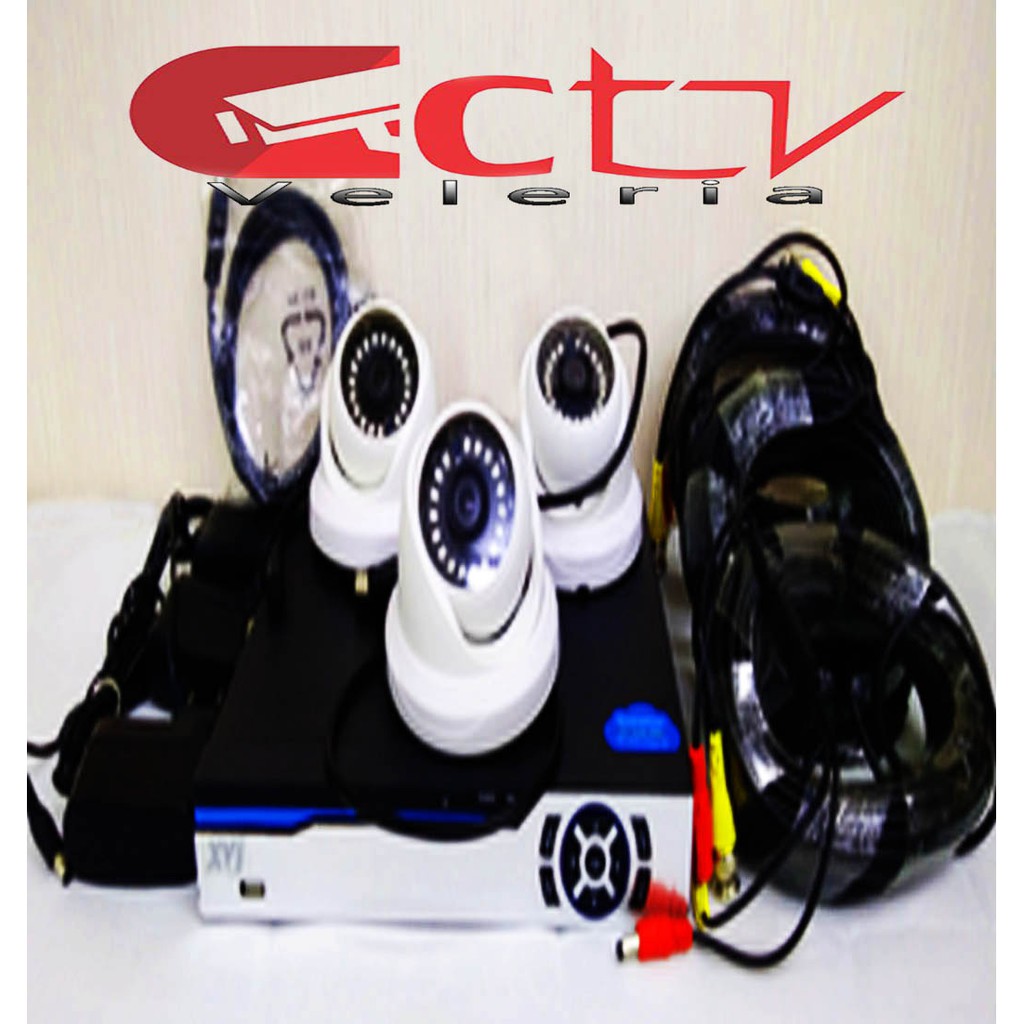 cctv-kamera cctv-paket cctv-Paket cctv 3 camera ahd 2 megapixel murah