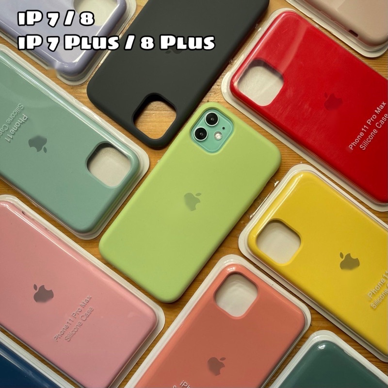 Premium Silicone Case iPhone 7 Plus / Case iPhone 8 Plus / Case iPhone 7 / Case iPhone 8 / Premium Silicone Case iPhone Full Cover