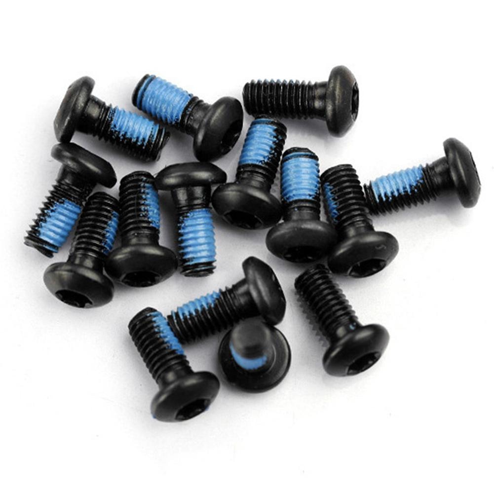 YGRETTE - 1Pcs 12mm  Baut Cakram sepeda Rotor Bicycle Disc Brake Bolts Mounting Screws T25 Head