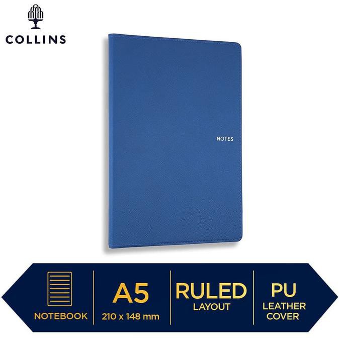 

[[BISA COD]] Buku Tulis Notebook Collins Melbourne A5 Blue