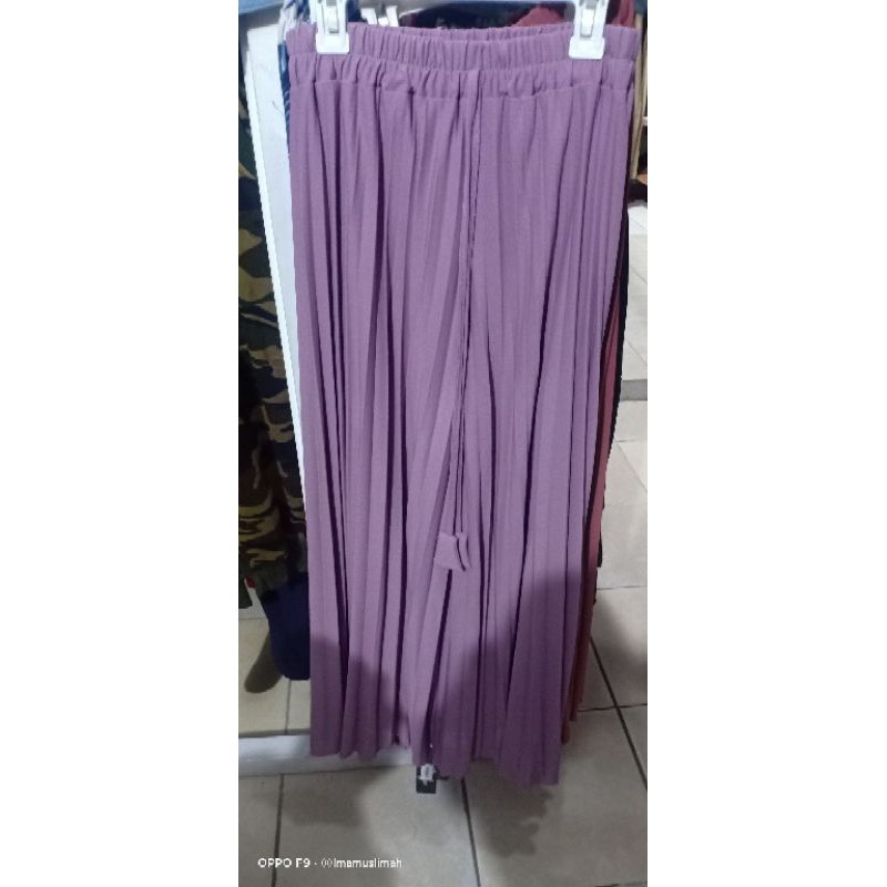 kulot plisket lilac