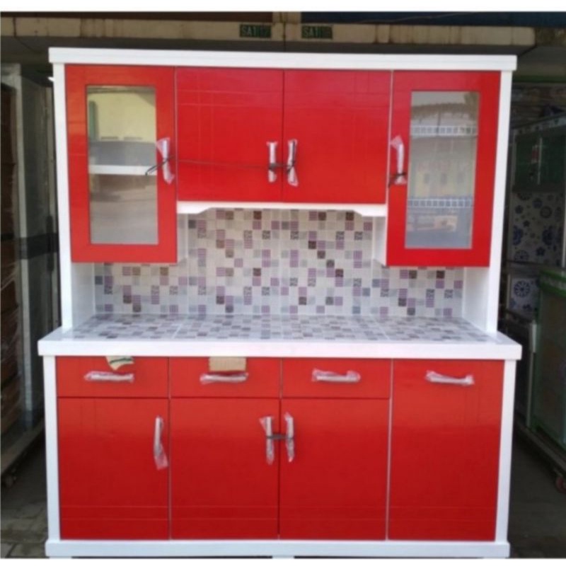 Lemari Dapur 4 Pintu / Lemari Sayur 4 Pintu Murah