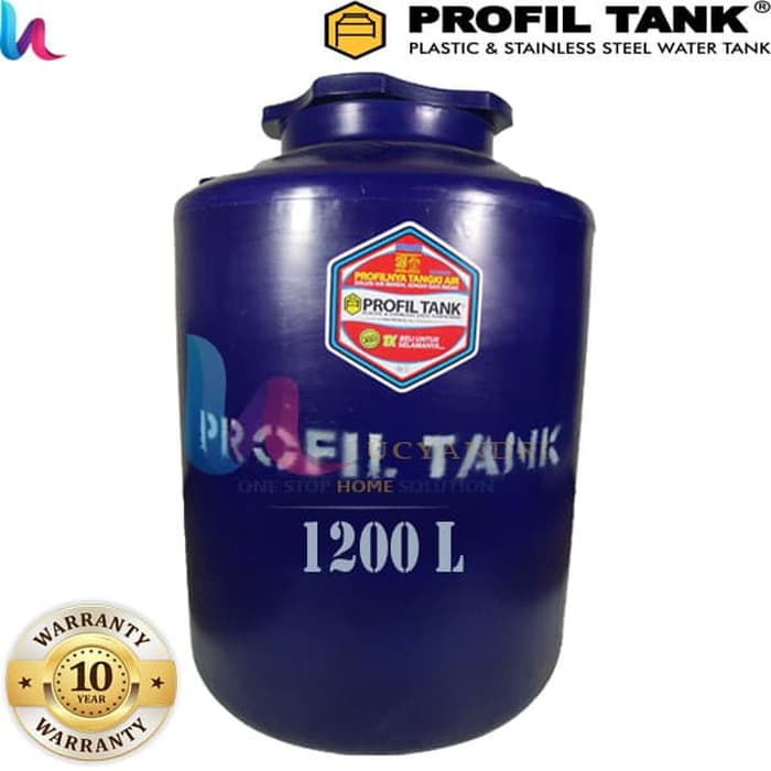 Unik Tangki Air Plastik Profil Tank 1200 Liter TDA Toren Tandon Original Diskon