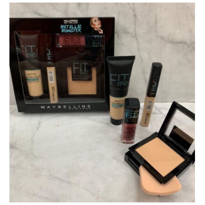 Maybelline Fit Me Set 4 in 1 / Makeup Maybelline Fit Me