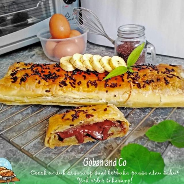 

Strudel Pisang Coklat Goban & Co