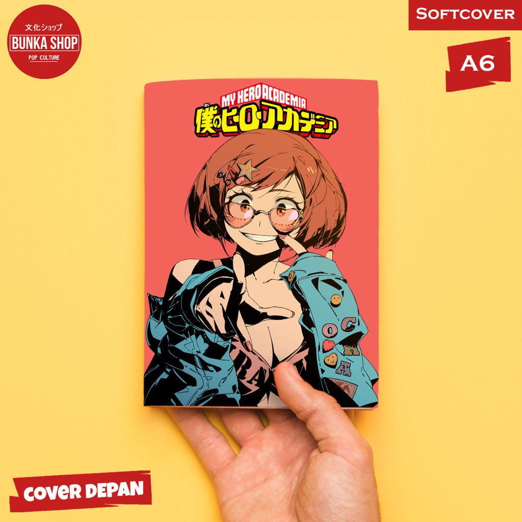 

Pocket Note Anime Boku no Hero Academia Ochako Softcover A6 Buku Catatan Tulis Murah