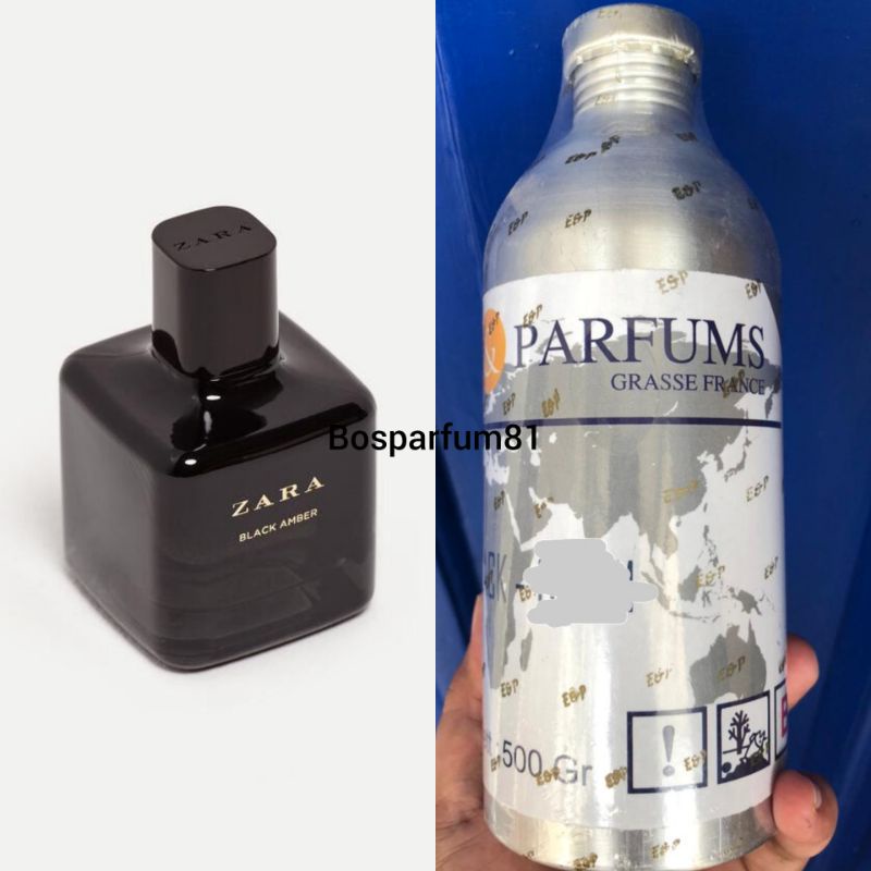 bibit parfum Zara Black original 100mg murni asli