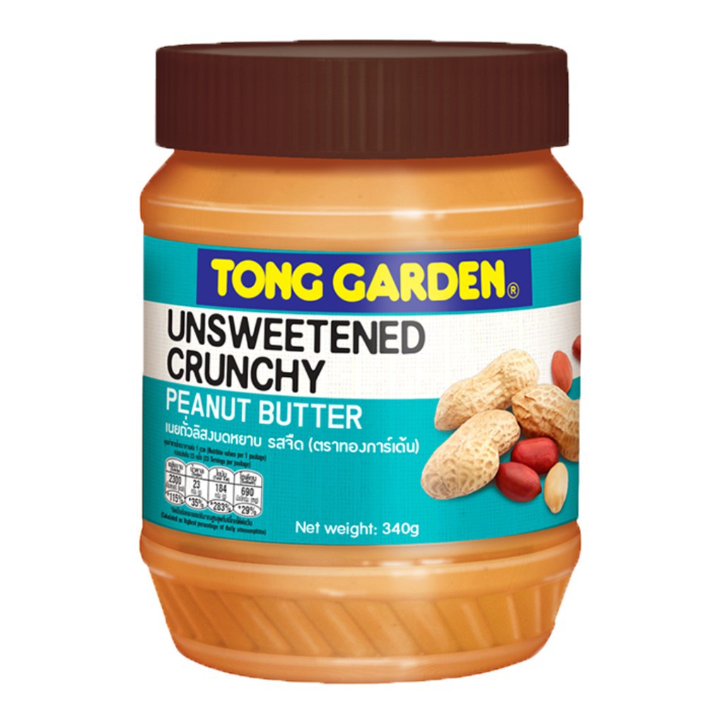 

TONG GARDEN UNSWEETENED CRUNCHY PEANUT BUTTER 340G