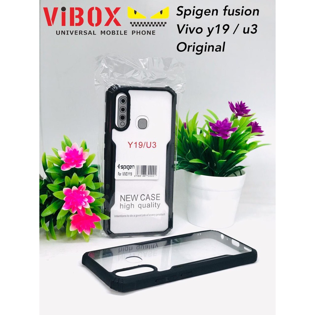 softcase hardcase FUSION VIVO Y19 VIVO U3 VIVO Y20 HARDCASE ANTI PECAH PREMIUM ACRYLIC CRYSTAL CASE QUALITY ORIGINAL