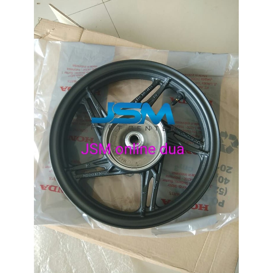 42650-K81-N00ZA VELG RACING BEAT FI 2017 , BEAT STREET BELAKANG AHM ORI ORIGINAL