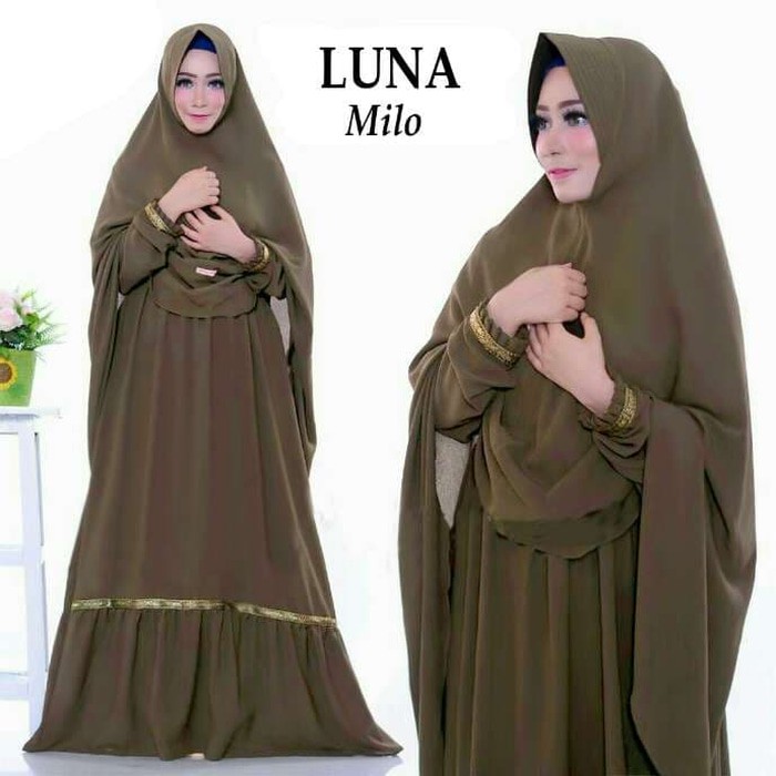 MAXI GAMIS LANNY KOREAN SILK BORDIR LD PJ BUSUI TANPA PASHMINA I JUMBO MAHARANI MAXI SET STELAN MUSL