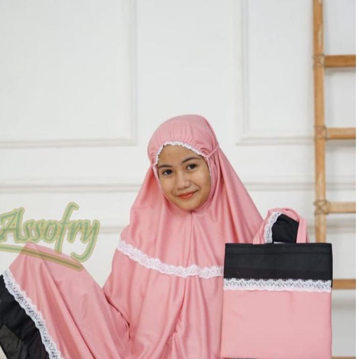 "TGU.17Ma22ᴸ" mukenah Kombinasi anak 7-13 tahun2022 / mukena anak perempuan / mukenah anak 10 tahun 