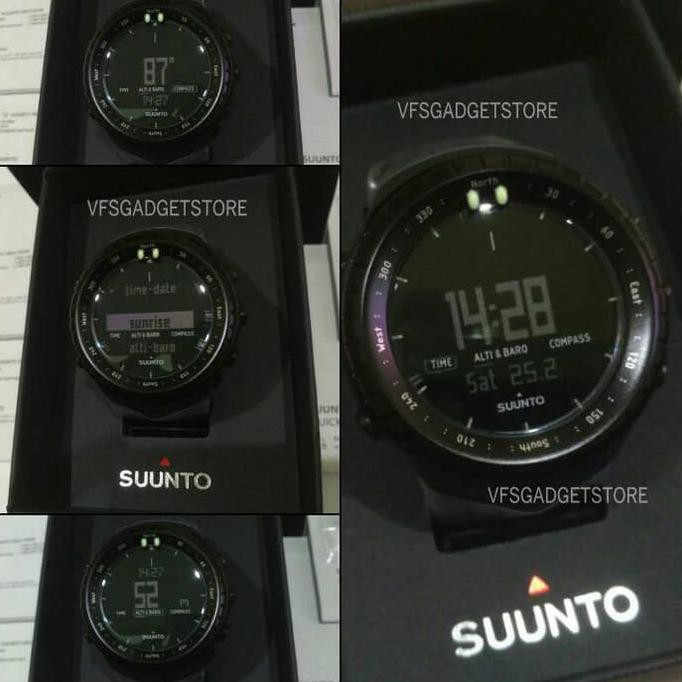 Jam Tangan-Sale-Terbaik-84S01 Suunto Core All Black Military 100% Original Brand New In Box