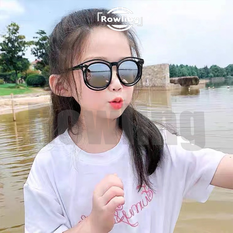 (Rowling)Kacamata Anak New Trend/Fashion Anak Terbaru Bulat New kacamata hitam High Quality Import Kacamata Fashion-2