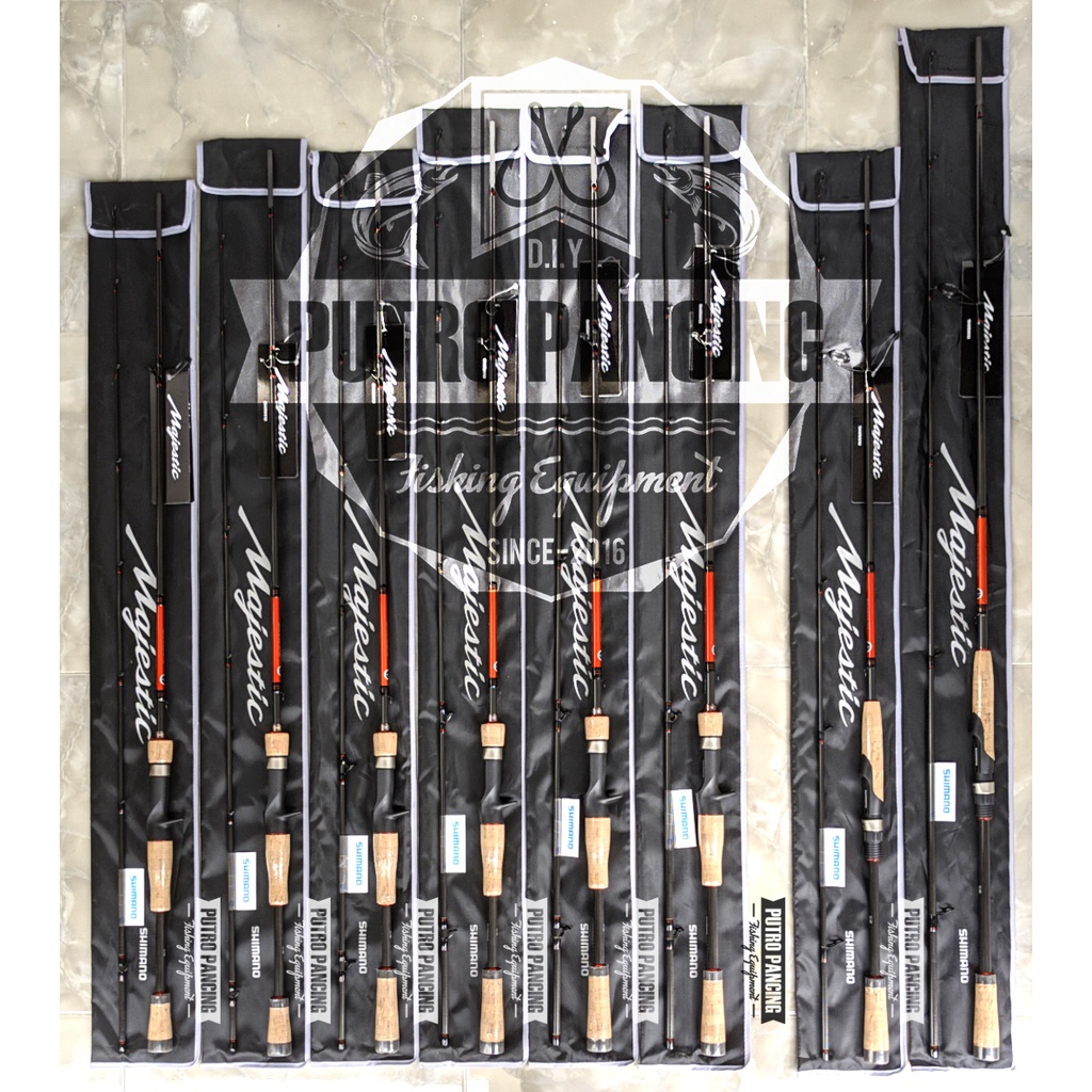 Rod Joran Shimano Majestic Baitcasting dan Spinning