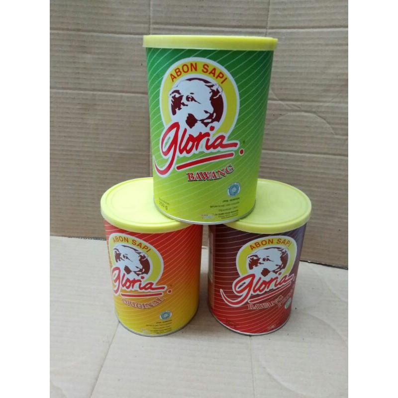 

Abon gloria 250g original/bawang/pedas