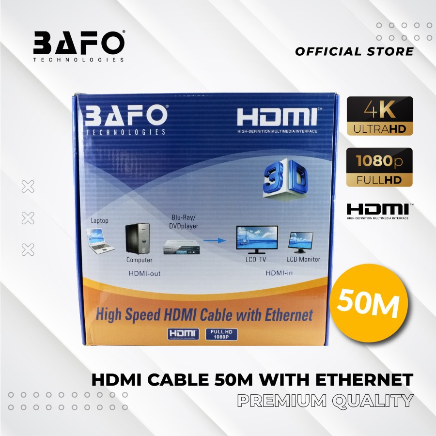Kabel HDMI 50 Meter BAFO