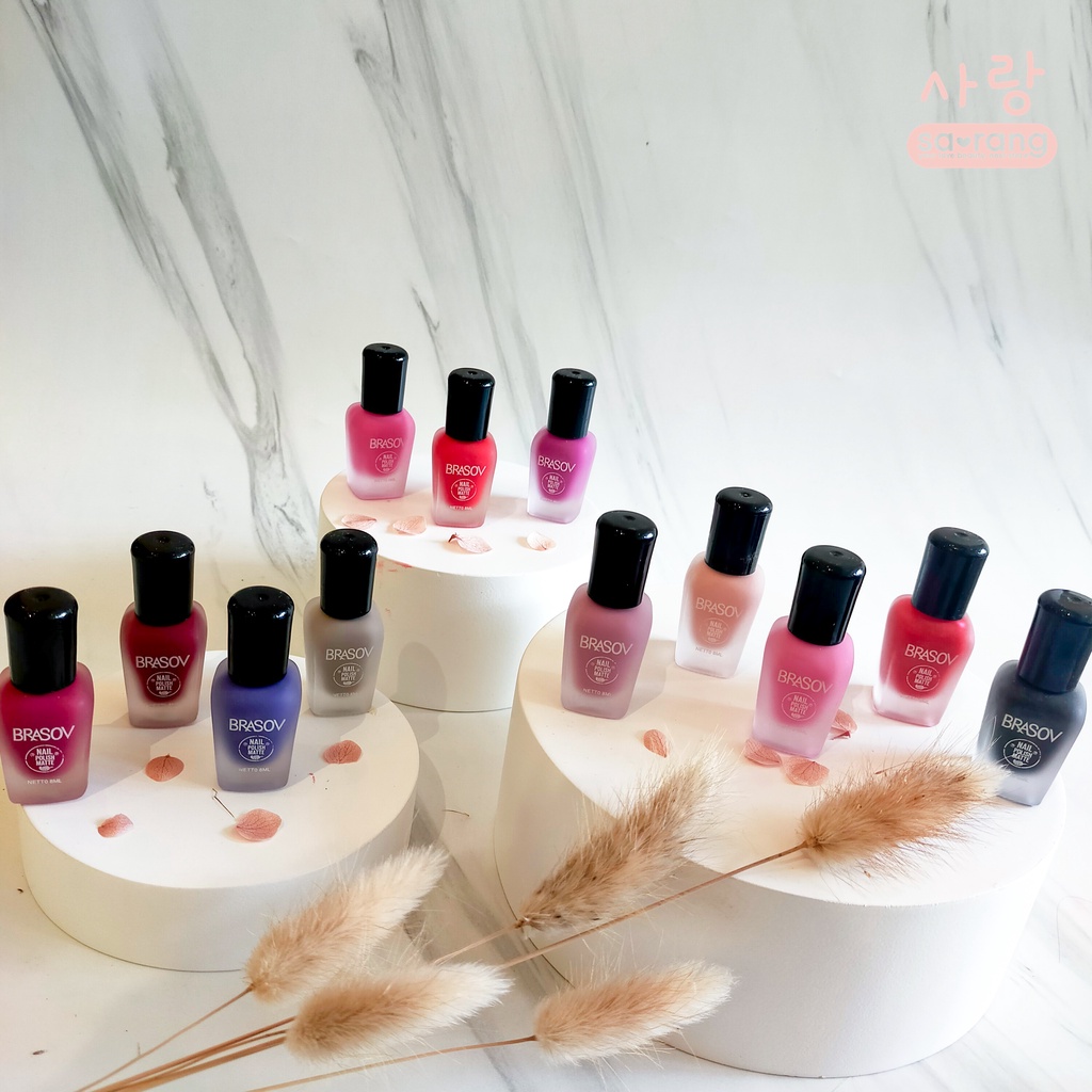 BRASOV - Matte Nail Polish (Kutek Matte) / kutek brasov / kutek warna / kutek dove