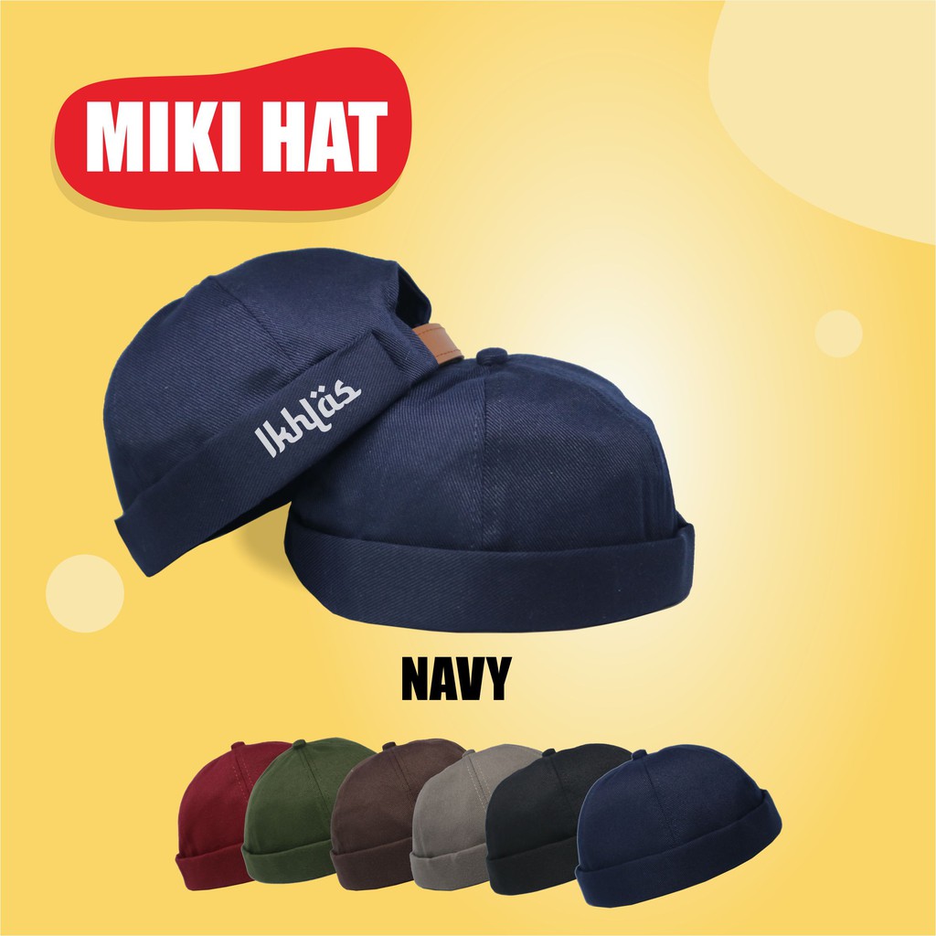 Peci Miki Hat Dewasa Ikhlas Peci Miki Hat Premium Original Topi Uas