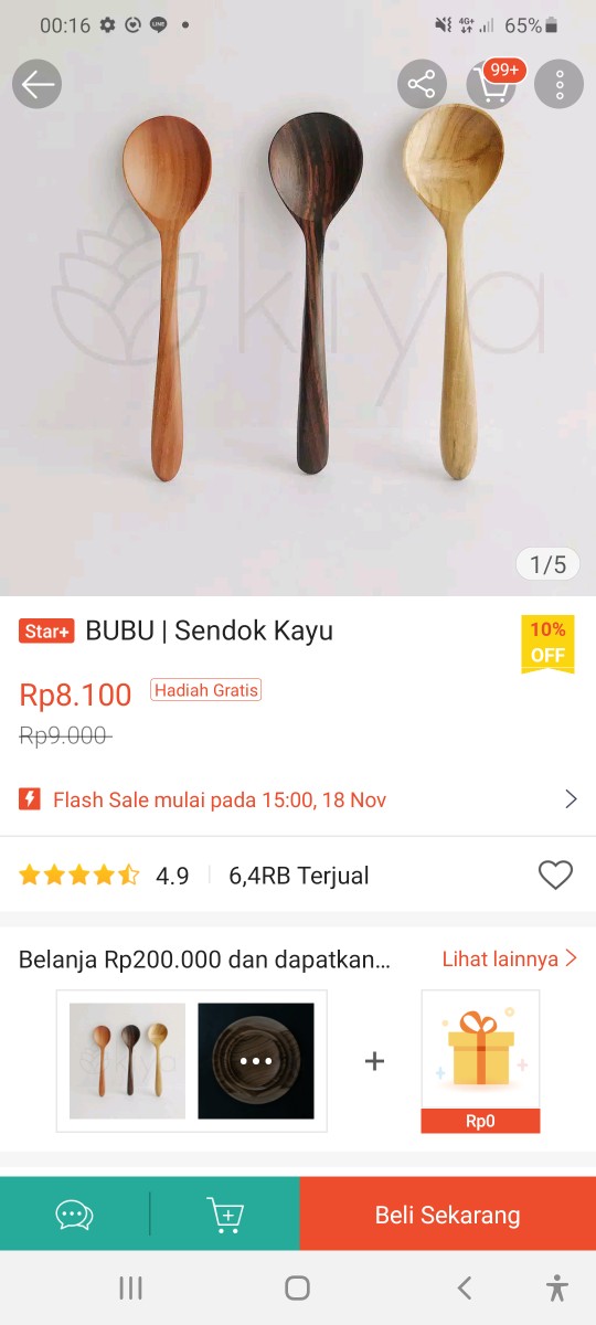 Kibera | Spatula Kayu