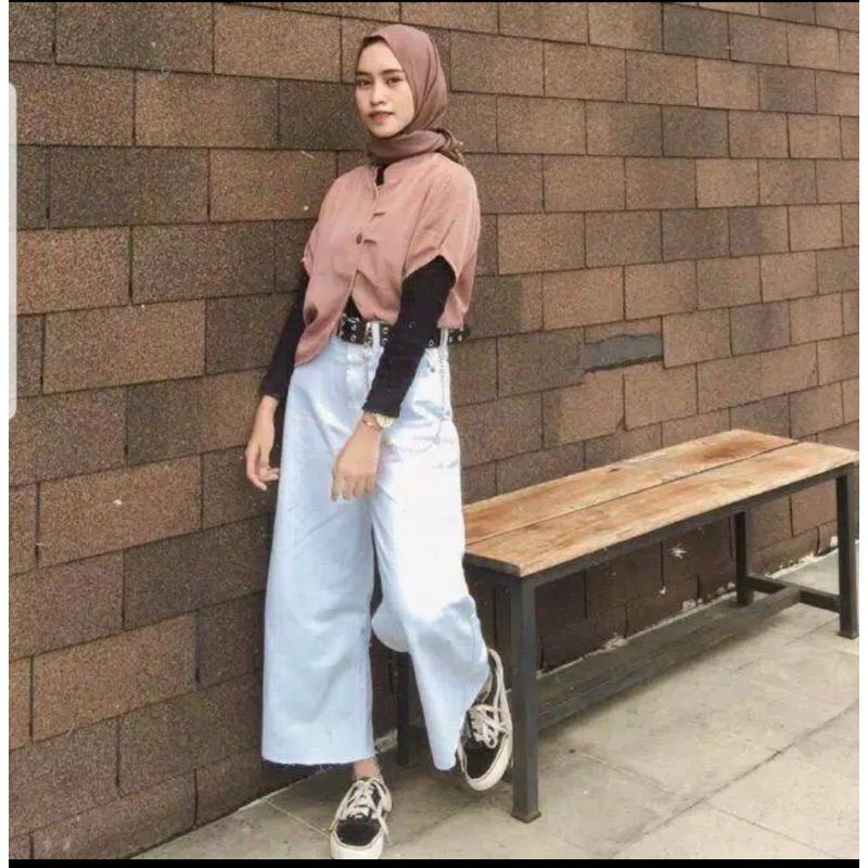 CELANA PNJANG JEANS.//CELANA JEANS WANITA.//CELANA KULOT WANITA.