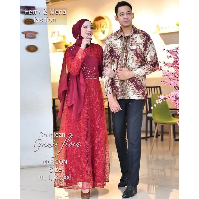 couple gamis /couple gamis flora