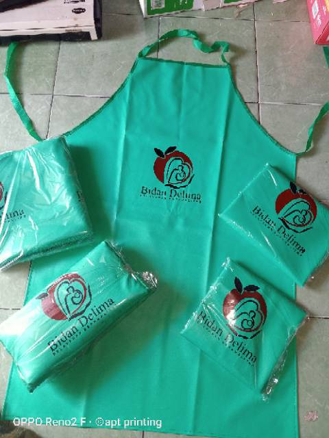 Set Perlak Logo Bidel ( gratis sablon nama / klinik)