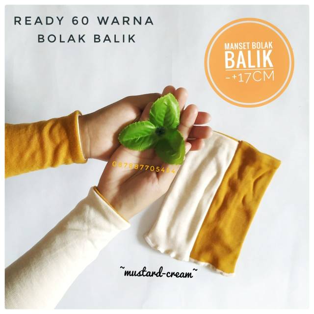 ECER MANSET BOLAK BALIK 60 WARNA BAHAN KAOS RIB