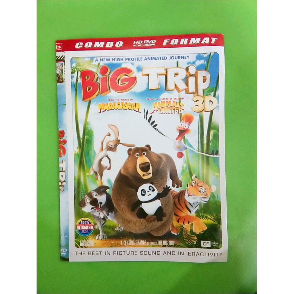 PROMO KASET dvd film kartun anak anak terbaru BIG TRIP MADAGASCAR