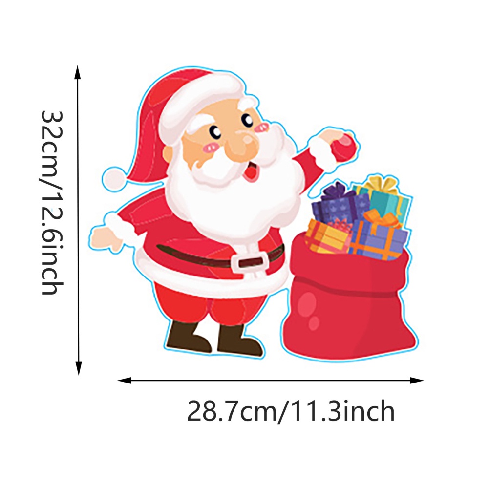 6 Pcs Tanda Halaman Tema Natal Untuk Dekorasi Liburan