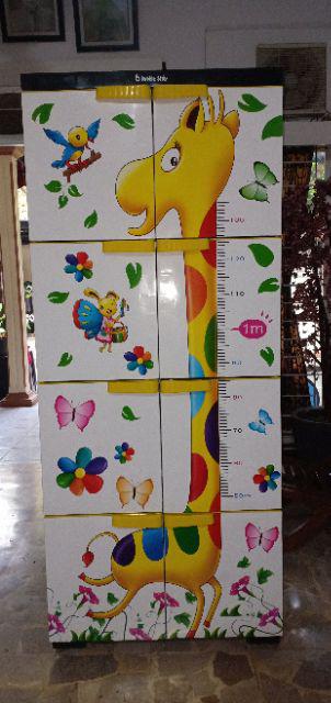 Lemari Plastik Lemari Pakaian Homey Premium Jerpah Susun 4 (jumbo)