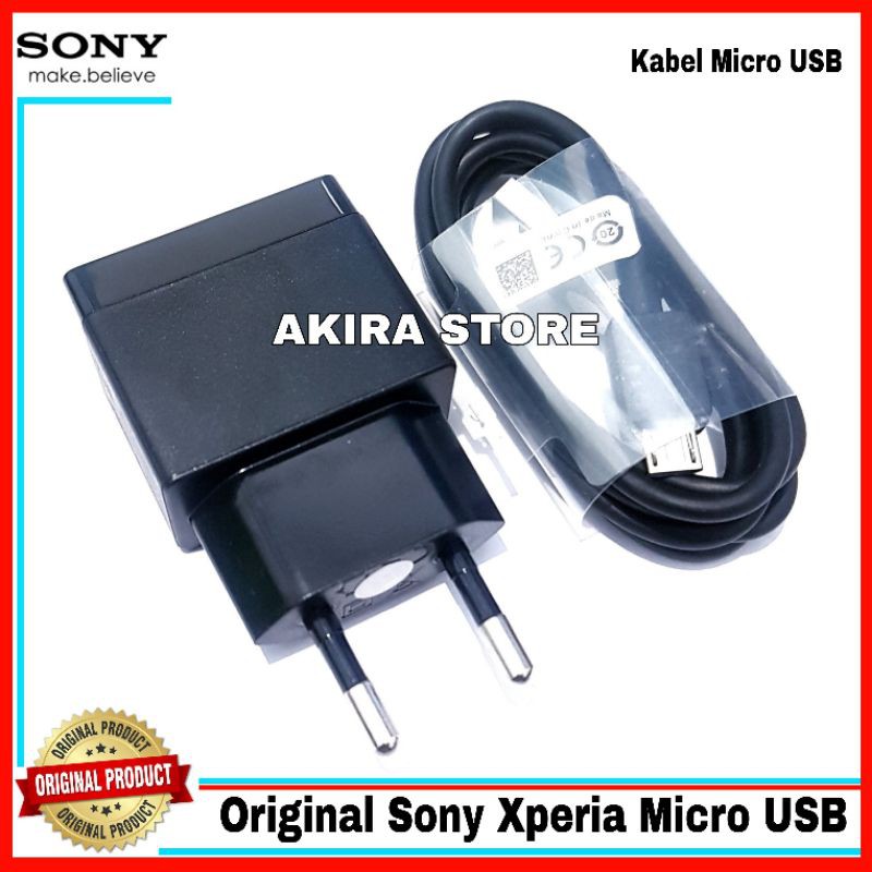 Charger Sony Xperia EP800 ORIGINAL 100% 5V-1500mA micro USB