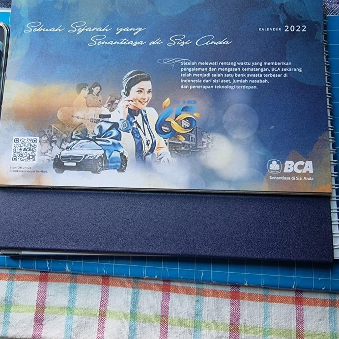 Diskon Kalender Meja 2022 Bank Bca Special Edition