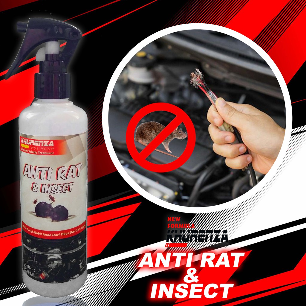 [COD]Cairan Pengusir Tikus dan serangga Ampuh Dikap Mobil Anti Rat &amp; Insect Khurenza