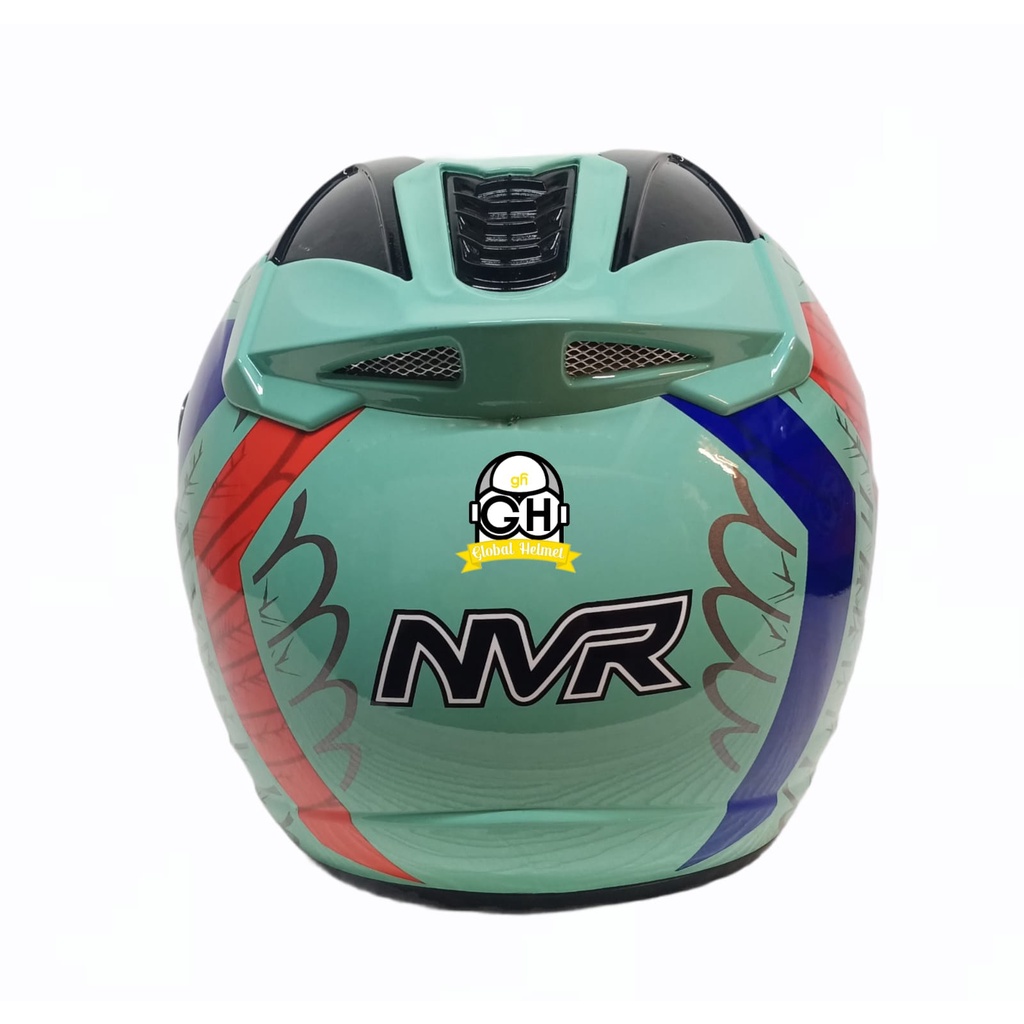 HELM NVR R-26 STAR WARS AQUAMARINE HALF FACE SINGLE VISOR HELM MURAH SNI HELM DEWASA DJMARU GALAXY R6 R1