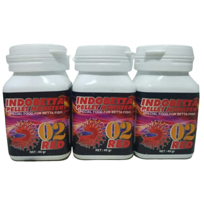 Pelet Monster 40gr Makanan Pakan Pellet Terbaik Ikan Cupang Guppy